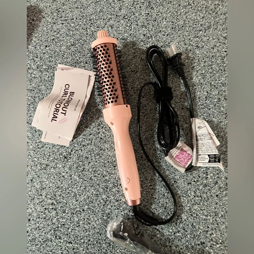BRAND NEW Wavytalk Thermal Brush, Blowout Boost 1.5 inch Heated Round Brush,Pink - Picture 11 of 14